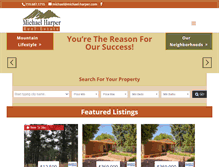 Tablet Screenshot of michaelharperrealtor.com